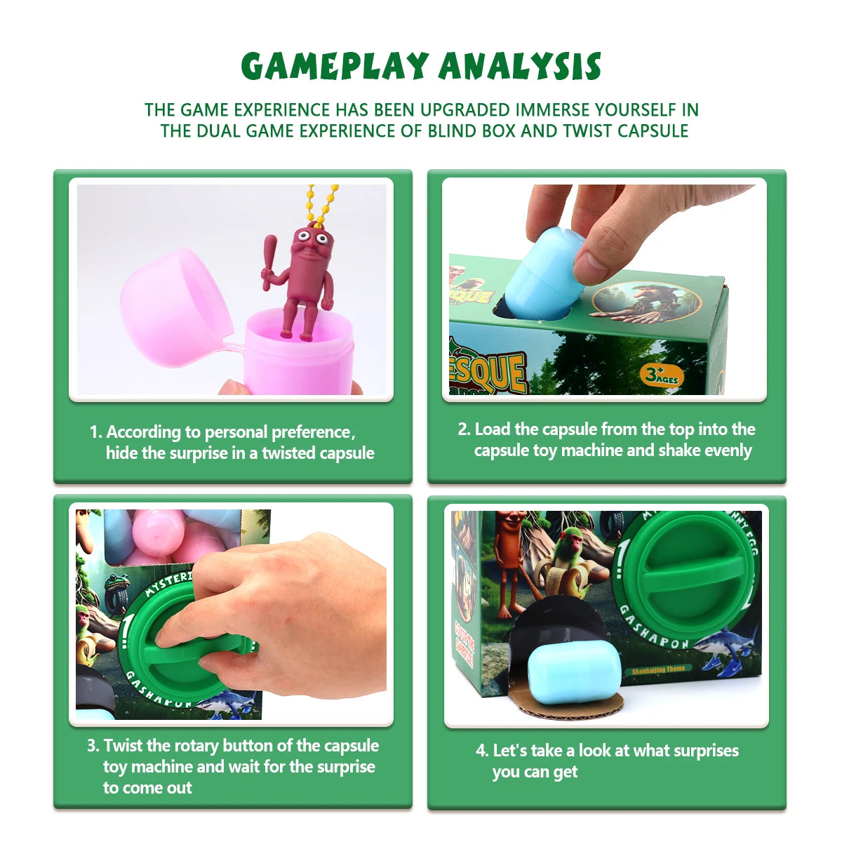 Mystery Gashapon Toy Machine